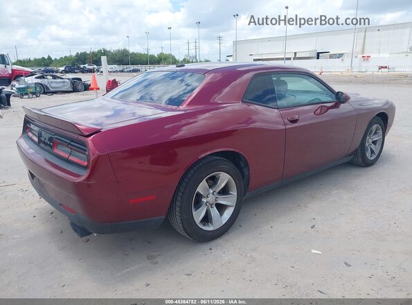 2C3CDZAG8JH325188 2018 DODGE CHALLENGER Red უკანა მარჯვენა