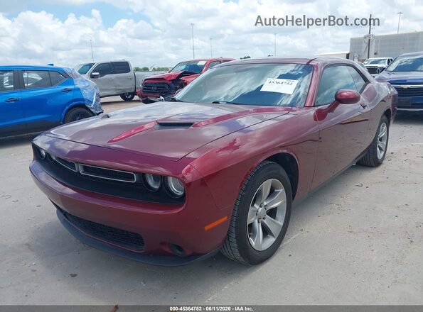 2C3CDZAG8JH325188 2018 DODGE CHALLENGER Red წინა ხედი