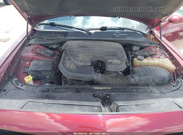 2C3CDZAG8JH325188 2018 DODGE CHALLENGER Red უკანა ხედი