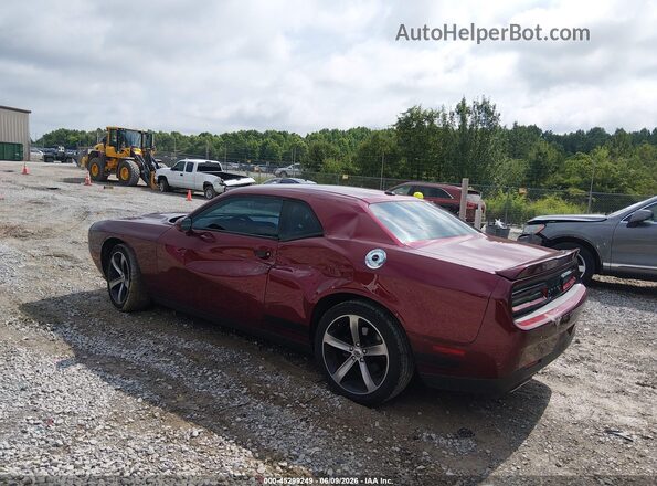 2C3CDZAG8KH620437 2019 DODGE CHALLENGER Maroon Tył lewy