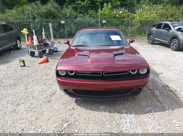 2C3CDZAG8KH620437 2019 DODGE CHALLENGER Maroon Widok zestawu wskaźników