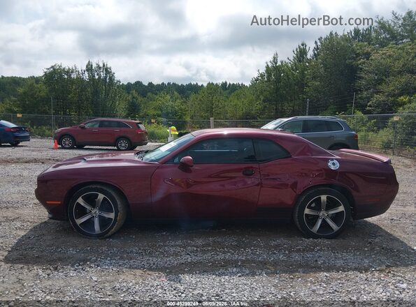 2C3CDZAG8KH620437 2019 DODGE CHALLENGER Maroon Widok wnętrza 360 stopni