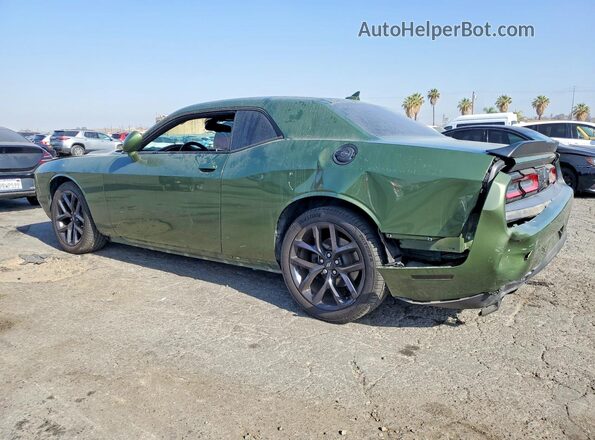 2C3CDZAG8MH510006 2021 DODGE CHALLENGER Зеленый Задняя левая четверть