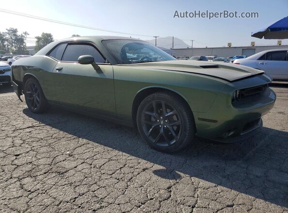 2C3CDZAG8MH510006 2021 DODGE CHALLENGER Зеленый Передняя правая четверть