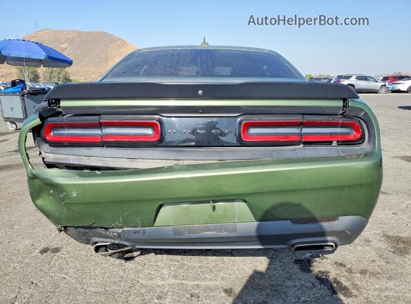 2C3CDZAG8MH510006 2021 DODGE CHALLENGER Зеленый Вид сзади