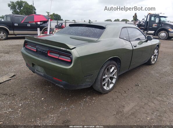 2C3CDZAG8MH530935 2021 DODGE CHALLENGER Зеленый Задняя правая четверть
