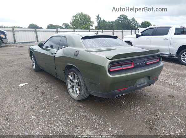 2C3CDZAG8MH530935 2021 DODGE CHALLENGER Зеленый Задняя левая четверть