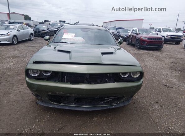 2C3CDZAG8MH530935 2021 DODGE CHALLENGER Зеленый Вид задней части салона