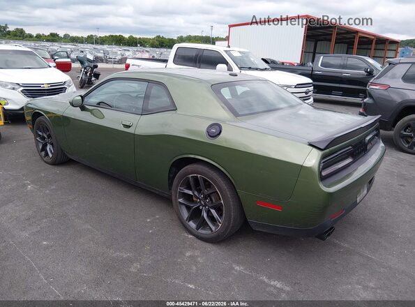 2C3CDZAG8MH604967 2021 DODGE CHALLENGER Green Trasero izquierdo