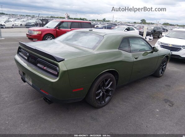 2C3CDZAG8MH604967 2021 DODGE CHALLENGER Green Trasero derecho