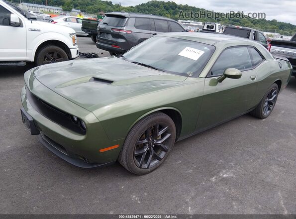 2C3CDZAG8MH604967 2021 DODGE CHALLENGER Green Vista tres cuartos delantera izquierda