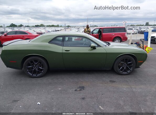 2C3CDZAG8MH604967 2021 DODGE CHALLENGER Green Vista interior trasera
