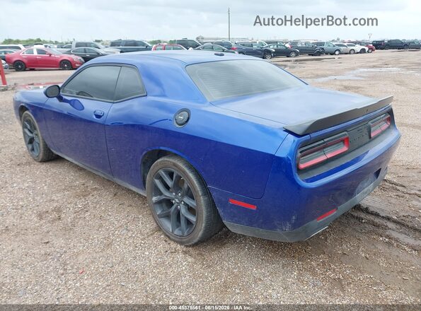 2C3CDZAG8NH122341 2022 DODGE CHALLENGER Blue უკანა მარცხენა