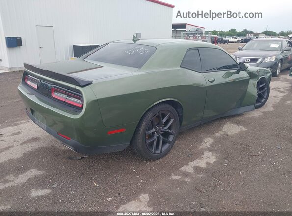 2C3CDZAG8PH696165 2023 DODGE CHALLENGER Зеленый Задняя правая четверть