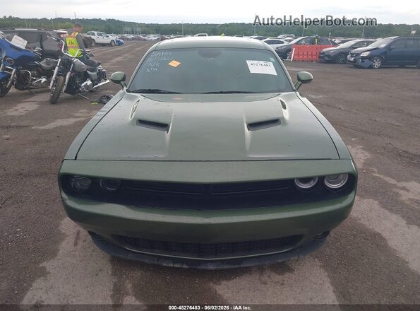 2C3CDZAG8PH696165 2023 DODGE CHALLENGER Зеленый Вид щитка приборов