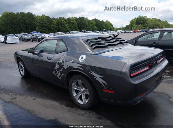 2C3CDZAG9GH137577 2016 DODGE CHALLENGER Gray Задня ліва чверть
