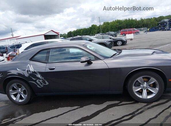 2C3CDZAG9GH137577 2016 DODGE CHALLENGER Gray Вид задньої частини салону