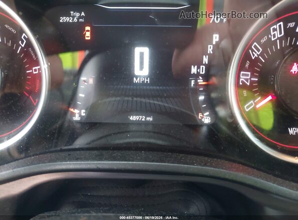 2C3CDZAG9JH286854 2018 DODGE CHALLENGER Серый Вид задней части салона