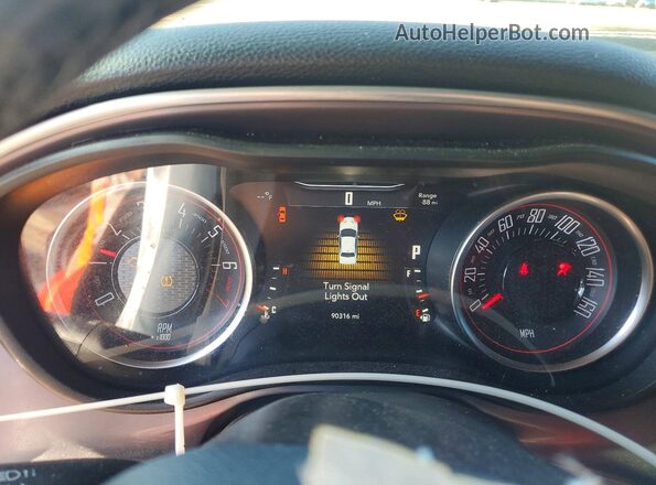 2C3CDZAG9KH524767 2019 DODGE CHALLENGER Gray Widok zestawu wskaźników