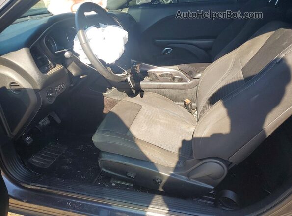 2C3CDZAG9KH524767 2019 DODGE CHALLENGER Gray Widok wnętrza z przodu