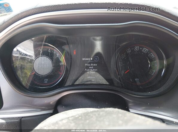 2C3CDZAG9KH667864 2019 DODGE CHALLENGER Orange უკანა სავარძლების ხედი
