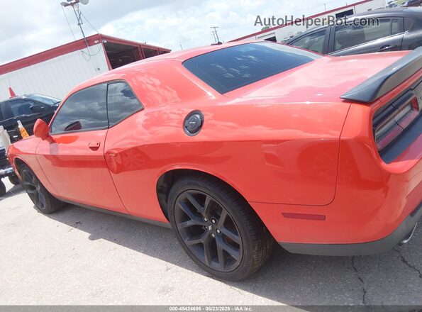 2C3CDZAG9KH667864 2019 DODGE CHALLENGER Orange უკანა სალონის ხედი