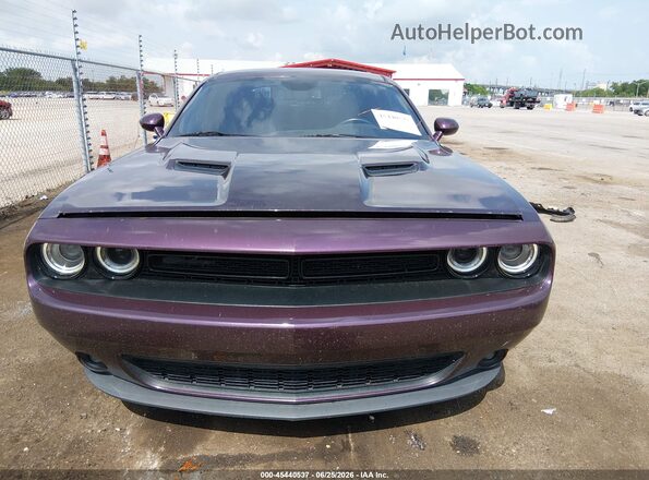 2C3CDZAG9LH199040 2020 DODGE CHALLENGER Purple Widok wnętrza z tyłu