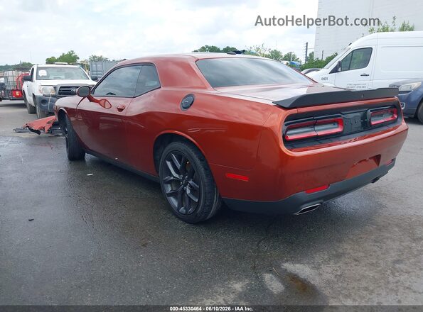 2C3CDZAG9MH597043 2021 DODGE CHALLENGER Orange Tył lewy