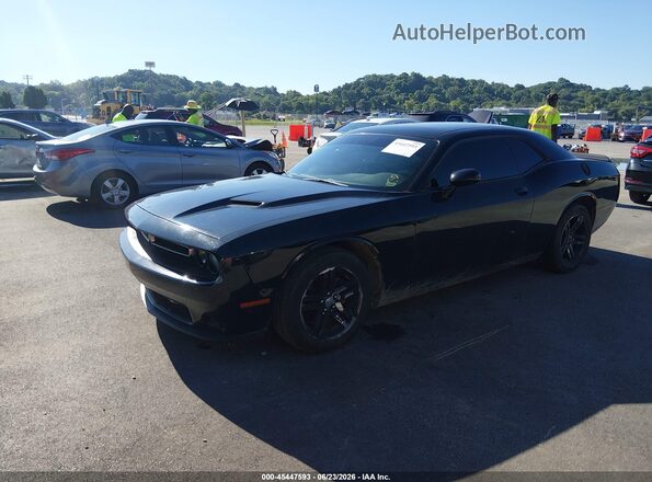 2C3CDZAGXGH217499 2016 DODGE CHALLENGER Black წინა მარცხენა ხედი სამი მეოთხედიდან