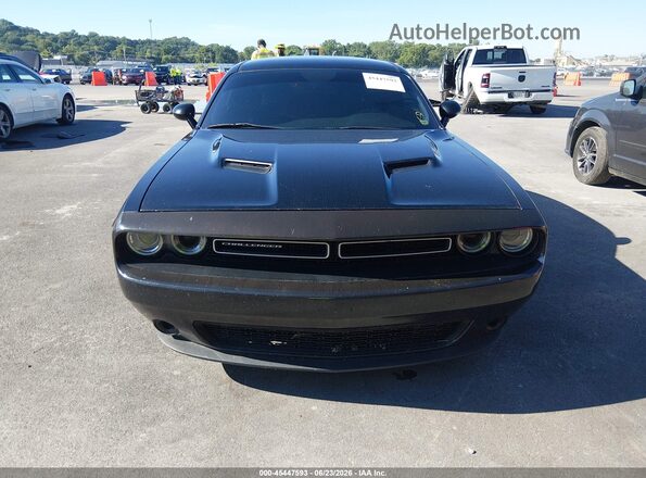2C3CDZAGXGH217499 2016 DODGE CHALLENGER Black წინა პანელის ხედი
