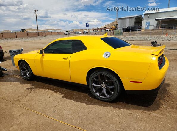 2C3CDZAGXJH200127 2018 DODGE CHALLENGER Yellow Rear left