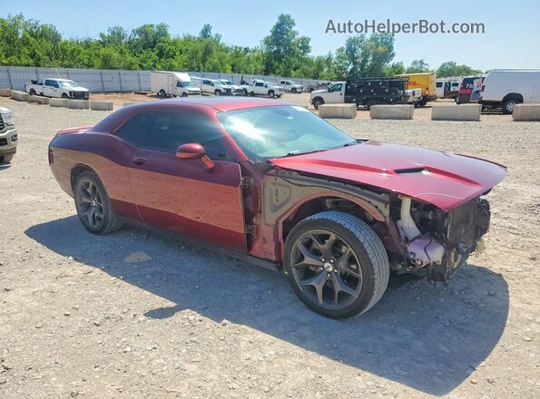 2C3CDZAGXJH229871 2018 DODGE CHALLENGER Красный Передняя правая четверть