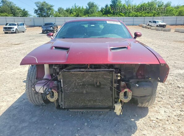 2C3CDZAGXJH229871 2018 DODGE CHALLENGER Красный Вид спереди
