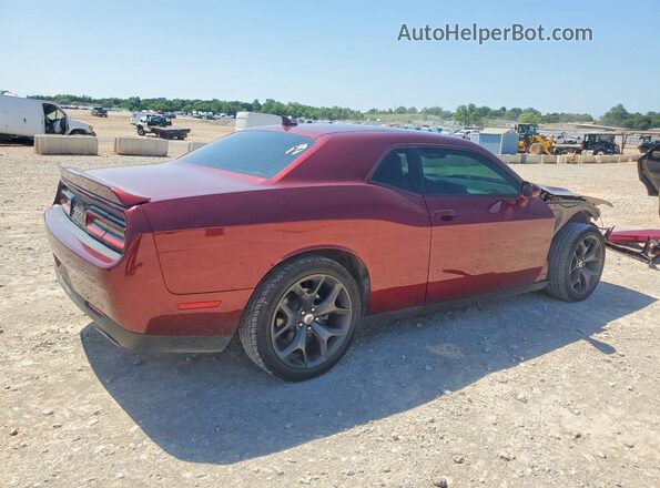 2C3CDZAGXJH229871 2018 DODGE CHALLENGER Красный Задняя правая четверть