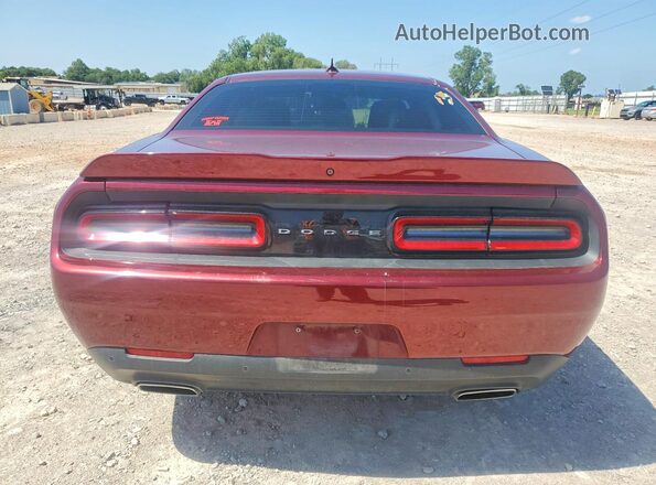 2C3CDZAGXJH229871 2018 DODGE CHALLENGER Красный Вид сзади