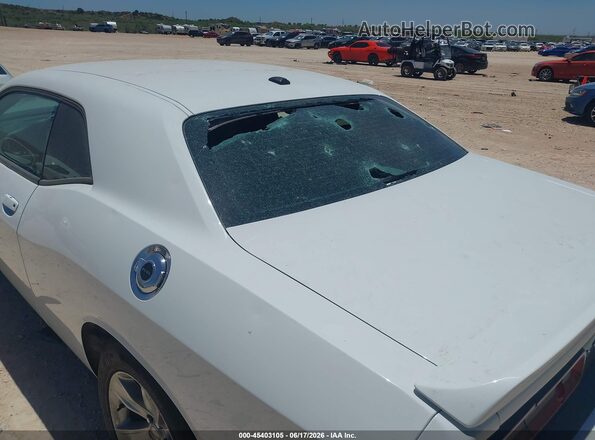 2C3CDZAGXJH322034 2018 DODGE CHALLENGER White Դիմացի տեսք