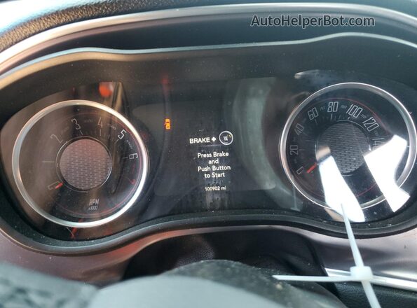 2C3CDZAGXKH534725 2019 DODGE CHALLENGER Black ხელსაწყოთა პანელის ხედი