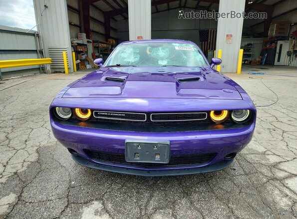 2C3CDZAGXKH534921 2019 DODGE CHALLENGER Purple Front view