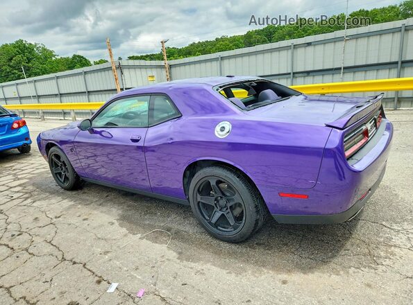 2C3CDZAGXKH534921 2019 DODGE CHALLENGER Purple Rear left
