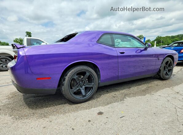 2C3CDZAGXKH534921 2019 DODGE CHALLENGER Purple Rear right