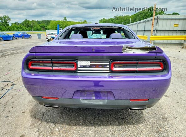 2C3CDZAGXKH534921 2019 DODGE CHALLENGER Purple Rear view