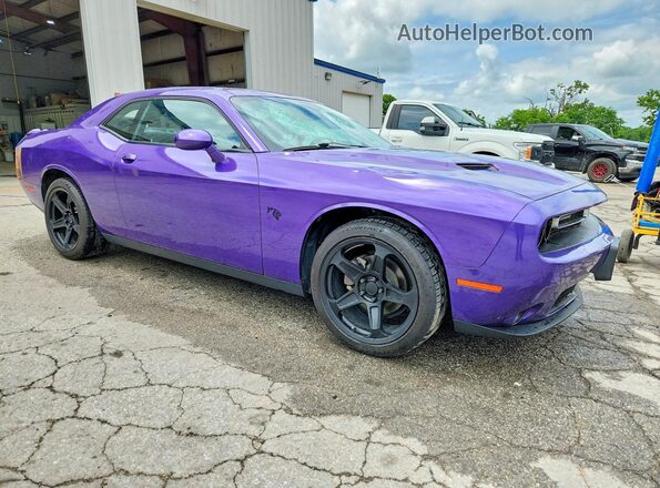 2C3CDZAGXKH534921 2019 DODGE CHALLENGER Purple Front right
