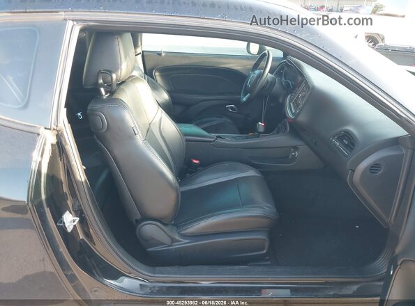 2C3CDZAGXKH557597 2019 DODGE CHALLENGER Black Widok wnętrza z przodu