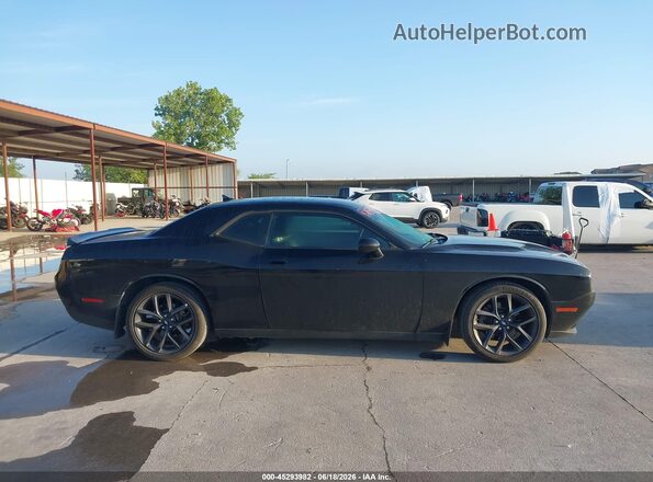 2C3CDZAGXKH557597 2019 DODGE CHALLENGER Black Widok wnętrza z tyłu