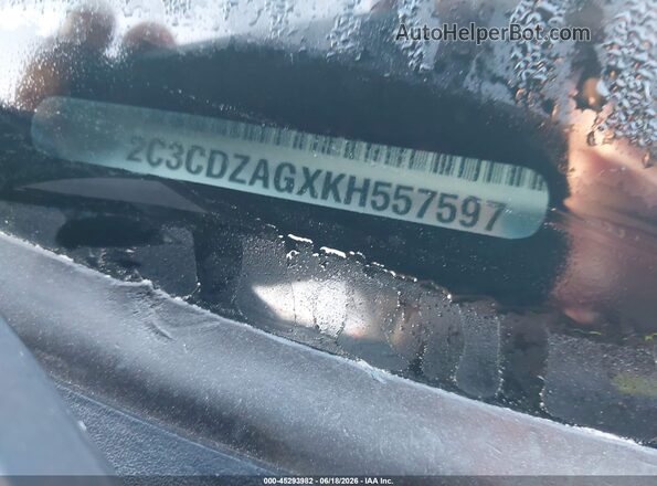 2C3CDZAGXKH557597 2019 DODGE CHALLENGER Black 