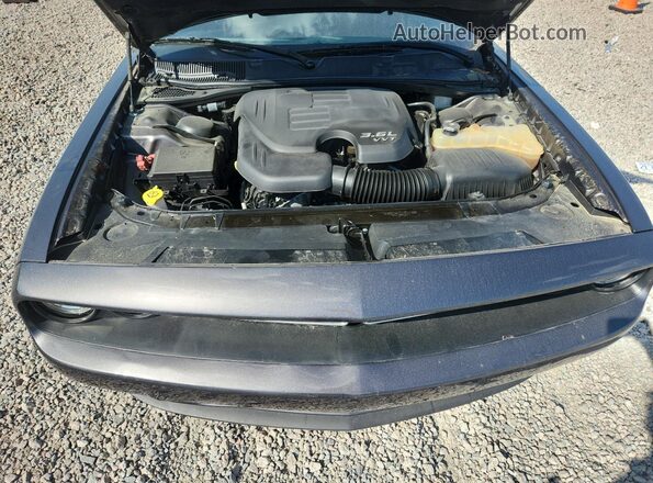 2C3CDZAGXKH616082 2019 DODGE CHALLENGER Серый Вид задней части салона