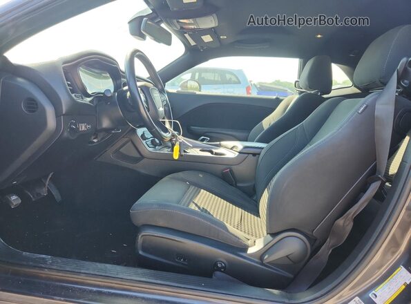 2C3CDZAGXKH616082 2019 DODGE CHALLENGER Серый Вид салона спереди