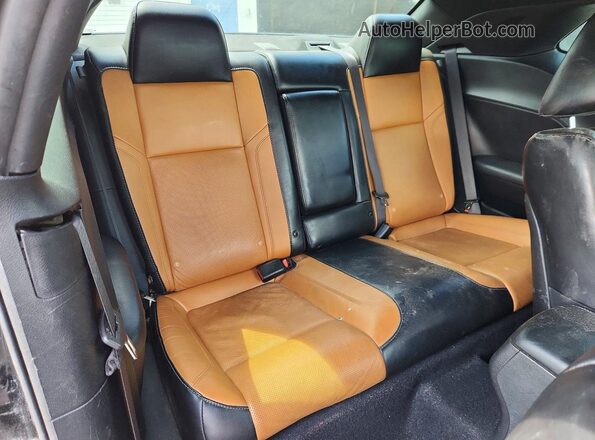 2C3CDZAGXKH623209 2019 DODGE CHALLENGER Black Rear seats view