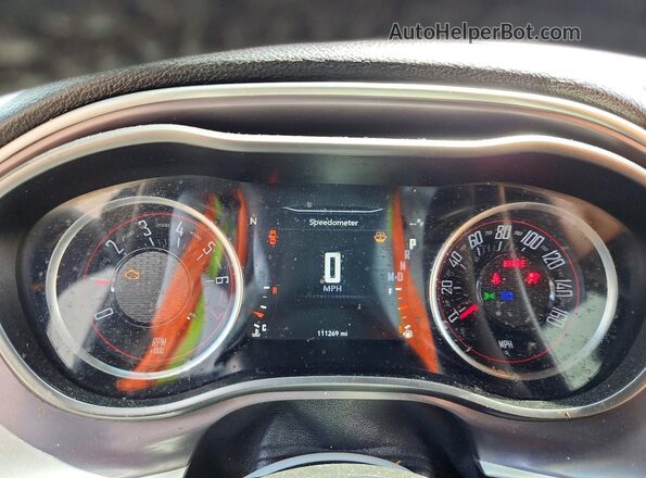 2C3CDZAGXKH623209 2019 DODGE CHALLENGER Black Instrument cluster view