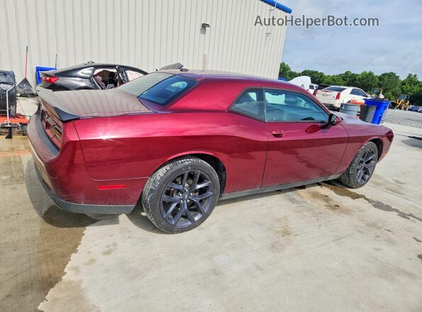 2C3CDZAGXLH222874 2020 DODGE CHALLENGER Burgundy Tył prawy